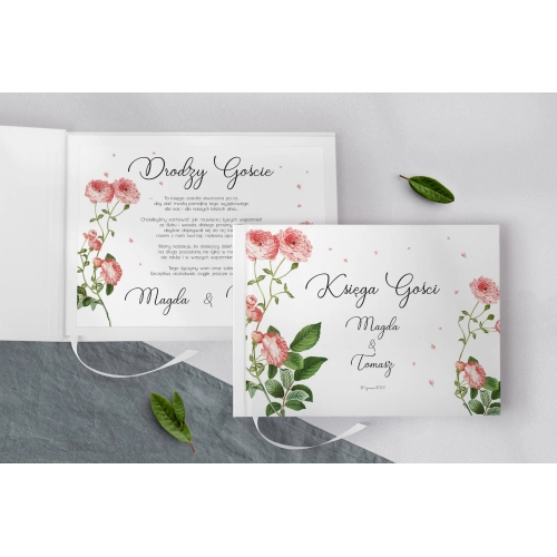 Księga Gości Weselnych Biały Czas - Motyw 5