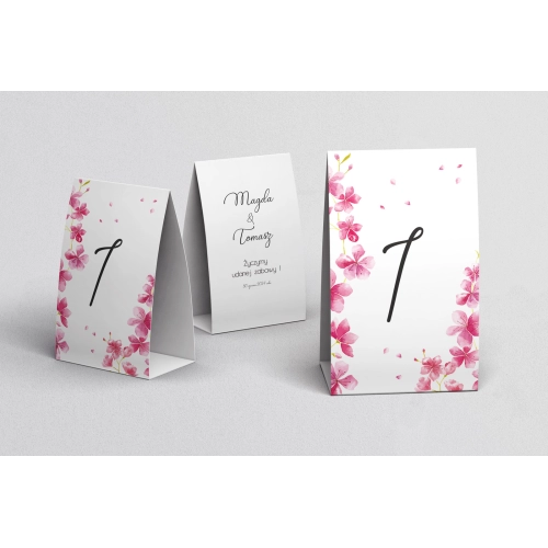 Numerki na stół Biały Czas - Motyw 3