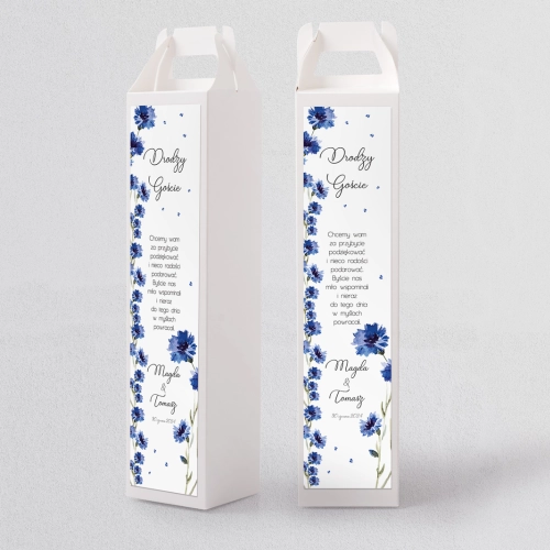 Pudełko na alkohol Biały Czas - Motyw 2