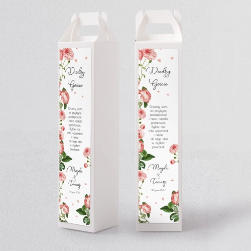 Pudełko na alkohol Biały Czas - Motyw 5