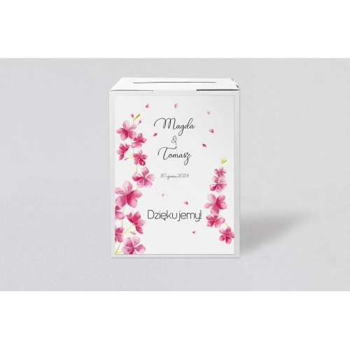 Pudełko na koperty i&nbsp;pieniądze Biały Czas - Motyw 3