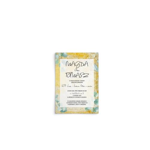 Zaproszenia ślubne Mgiełka - Motyw 3