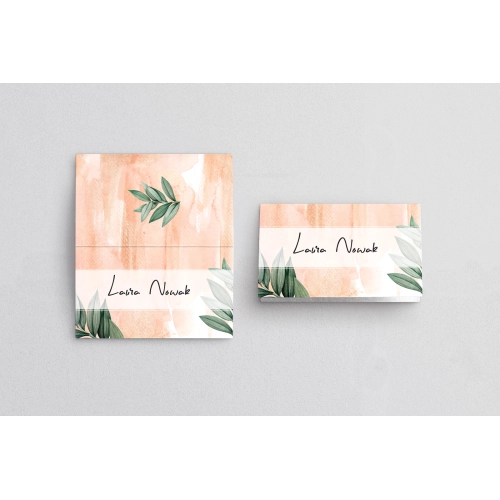 Winietki ślubne składane Mgiełka - Motyw 4