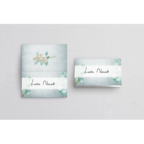 Winietki ślubne składane Mgiełka - Motyw 5