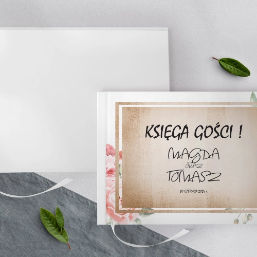 Księga Gości Weselnych Mgiełka Motyw 2