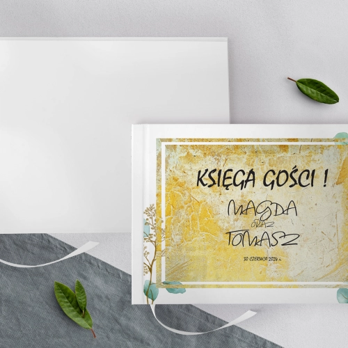Księga Gości Weselnych Mgiełka Motyw 3