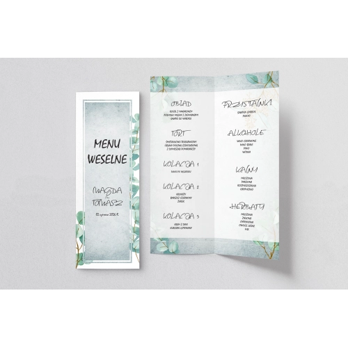 Menu Weselne Mgiełka - Motyw 5