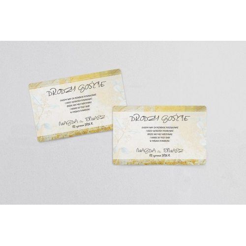 Naklejki na ciasto weselne Mgiełka Motyw 3