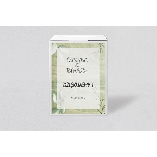 Pudełko na koperty i pieniądze Mgiełka Motyw 1