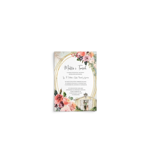 Zaproszenia ślubne Spring Love - Motyw 4