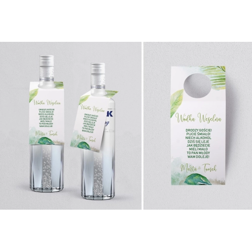 Zawieszka na alkohol oczko Tropical Motyw 2