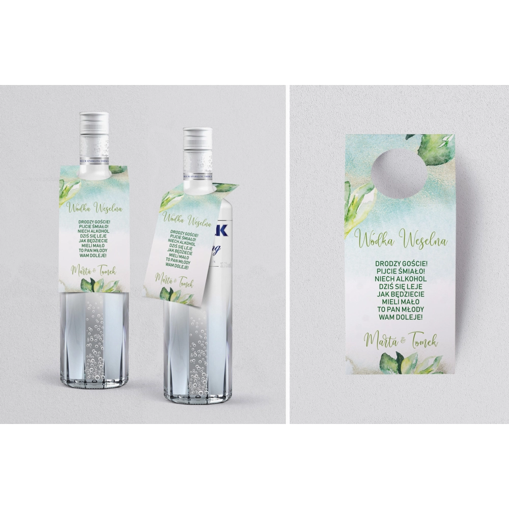 Zawieszka na alkohol oczko Tropical Motyw 3