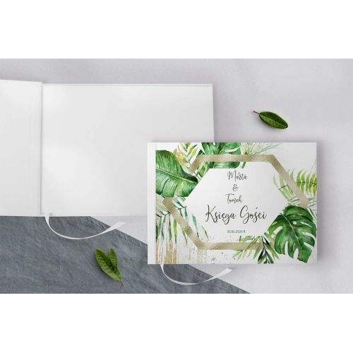 Księga Gości Weselnych Tropical Motyw 1
