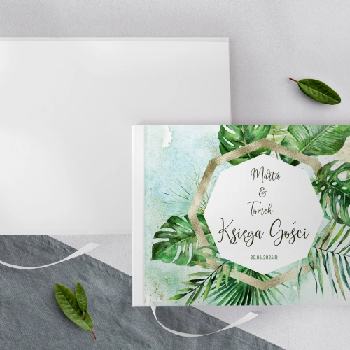 Księga Gości Weselnych Tropical Motyw 4