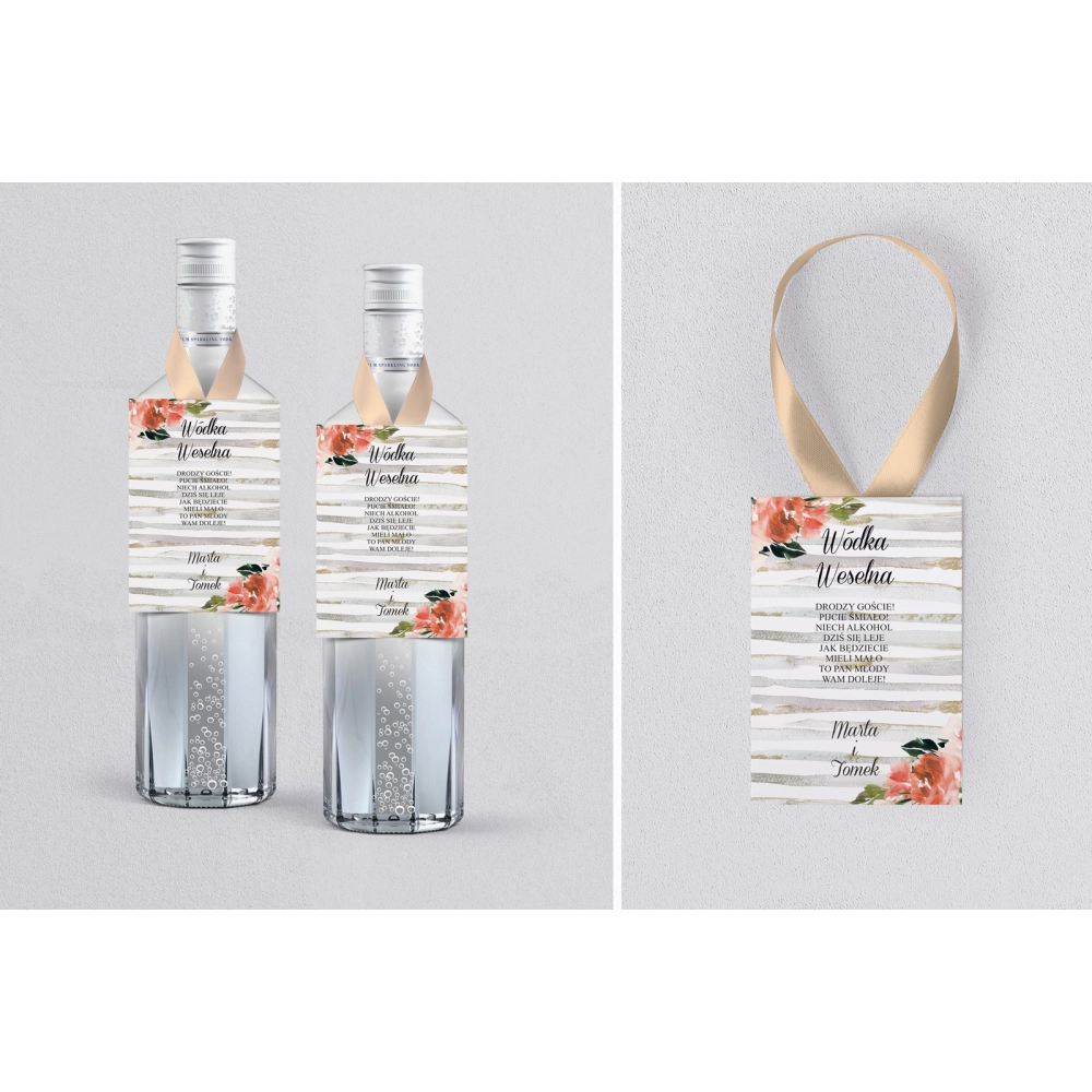 Zawieszka na alkohol Akwarelka - Motyw 2