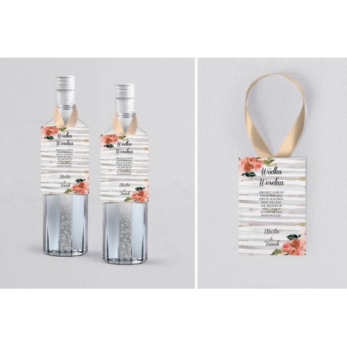 Zawieszka na alkohol Akwarelka - Motyw 2