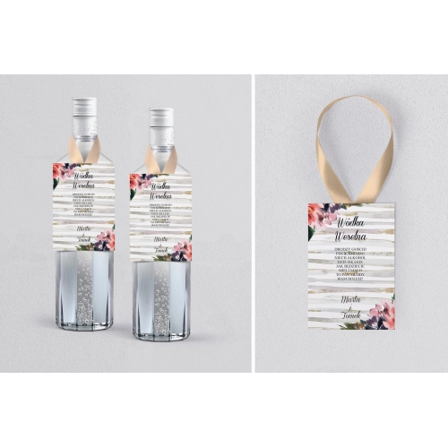 Zawieszka na alkohol Akwarelka - Motyw 3