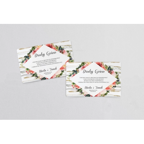 Naklejki na ciasto weselne Awarelka Motyw 2