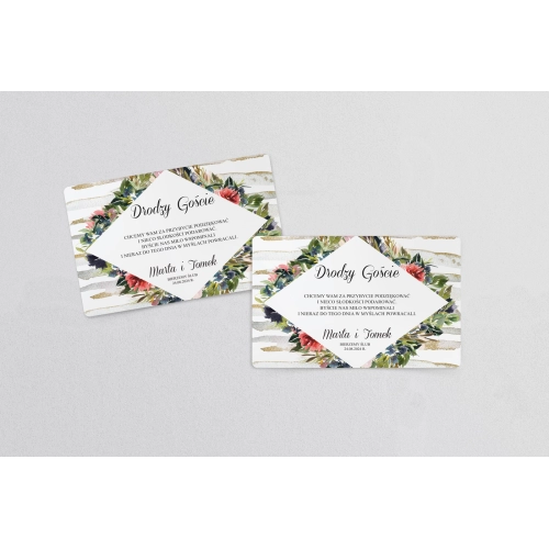 Naklejki na ciasto weselne Awarelka Motyw 3