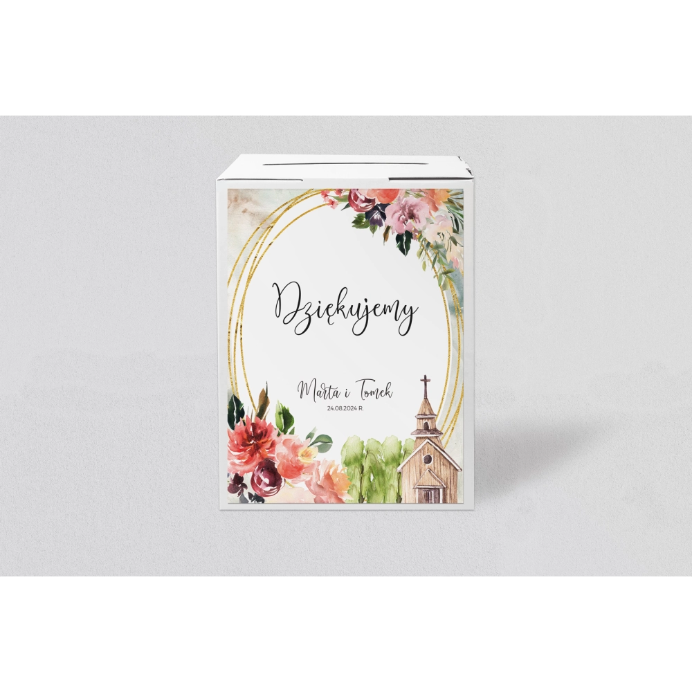 Pudełko na koperty i&nbsp;pieniądze Spring Love Motyw 1