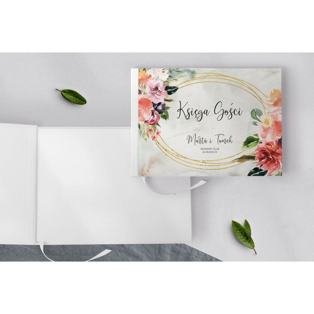 Księga Gości Weselnych Spring Love Motyw 1