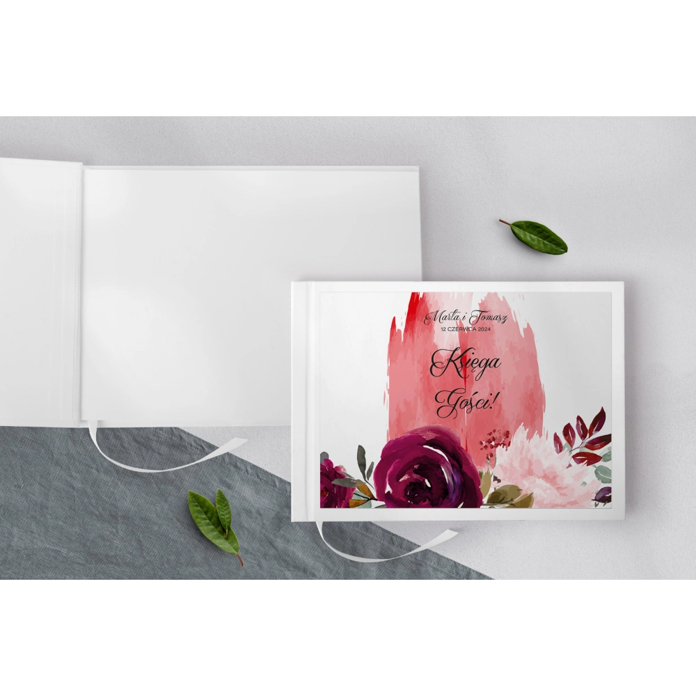 Księga Gości Weselnych Charlotte Motyw 3