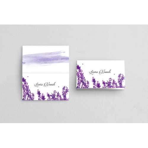 Winietki ślubne składane Charlotte - Motyw 4