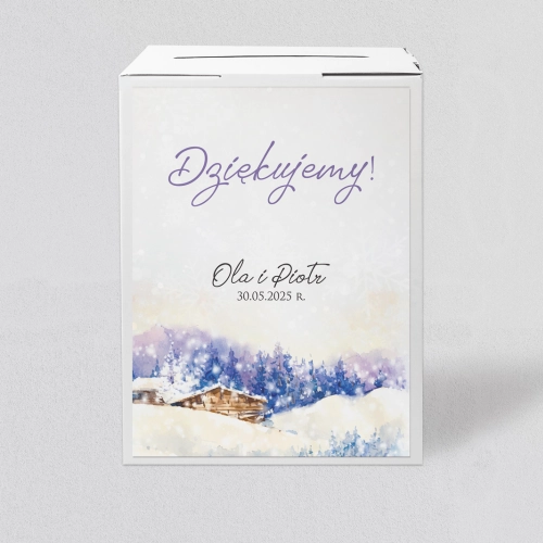 Pudełko na koperty i pieniądze Gaja Motyw 1