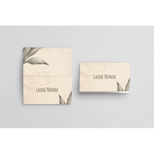 Winietki ślubne składane Old Fashion - Motyw 1