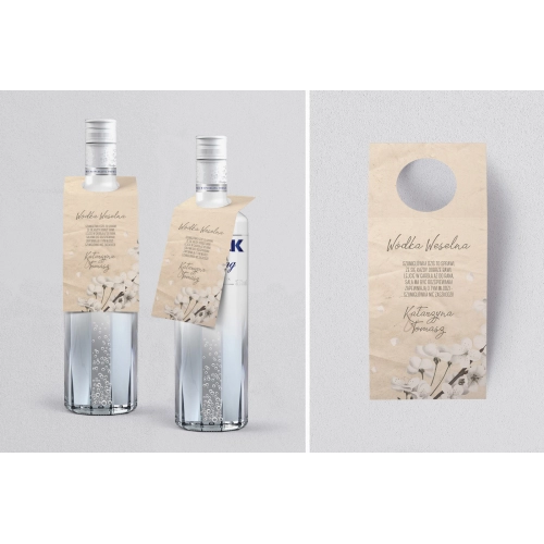 Zawieszka na alkohol oczko Old Fashion Motyw 2