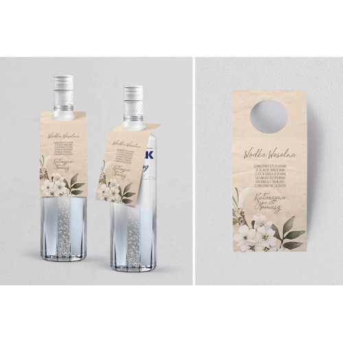 Zawieszka na alkohol oczko Old Fashion Motyw 3