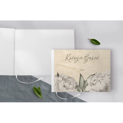 Księga Gości Weselnych Old Fashion Motyw 1