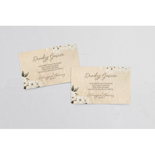 Naklejki na ciasto weselne Old Fashion Motyw 3