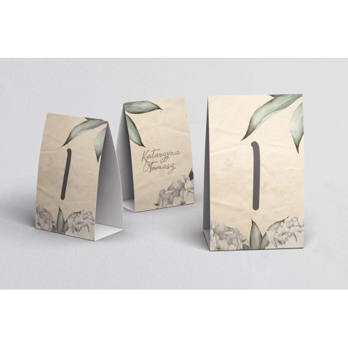 Numerki na stół Old Fashion Motyw 1