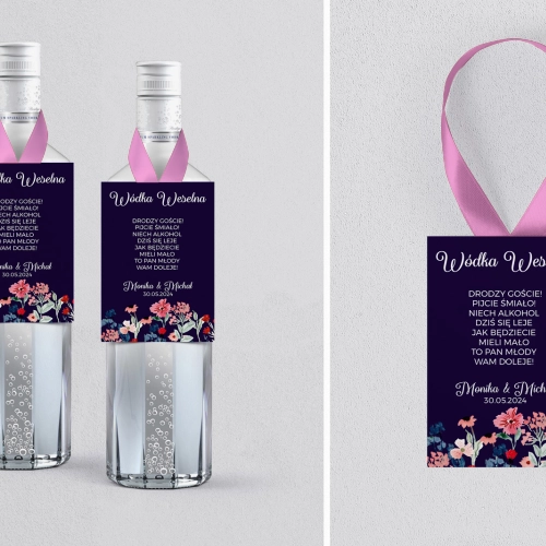 Zawieszka na alkohol Wildflowers - Motyw 1