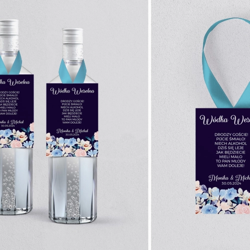 Zawieszka na alkohol Wildflowers - Motyw 2