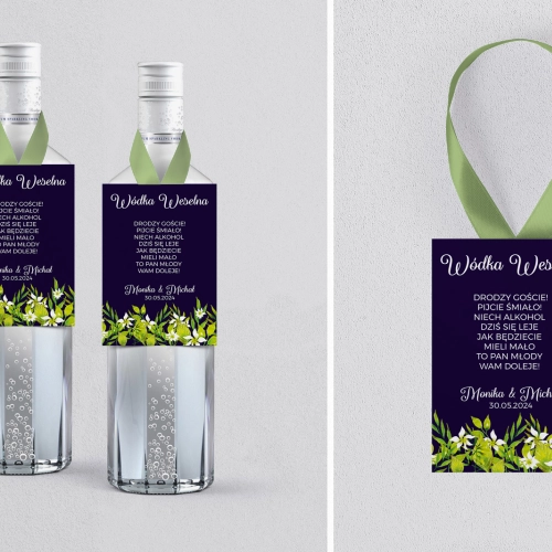 Zawieszka na alkohol Wildflowers - Motyw 3
