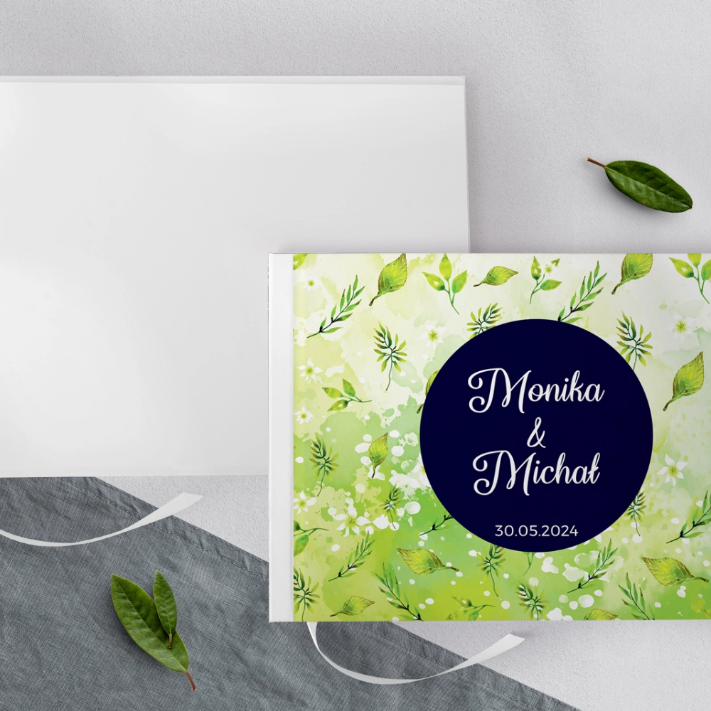 Księga Gości Weselnych Wildflowers Motyw 3