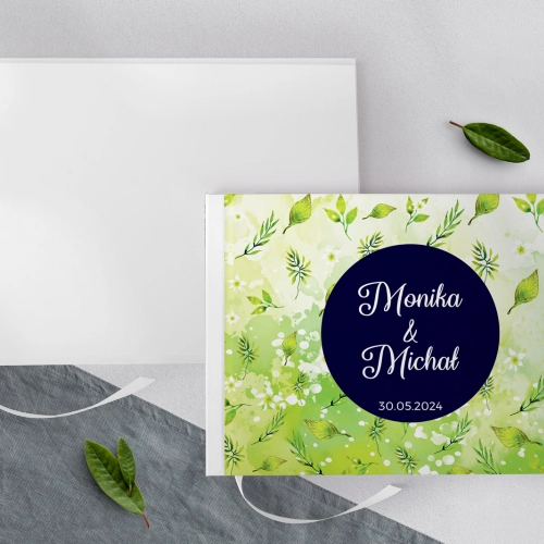 Księga Gości Weselnych Wildflowers Motyw 3