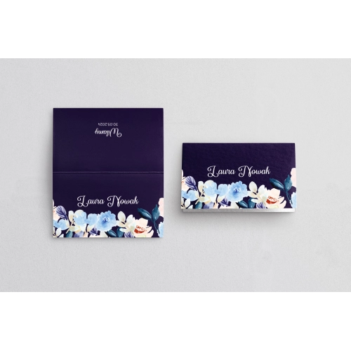 Winietki ślubne składane Wildflowes Motyw 2