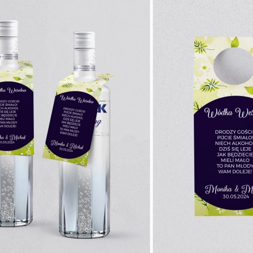 Zawieszka na alkohol oczko Wildflowers Motyw 3