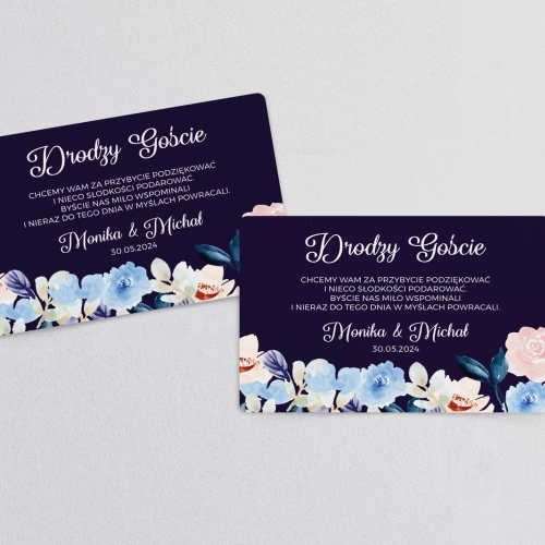 Naklejki na ciasto weselne Wildflowers Motyw 2