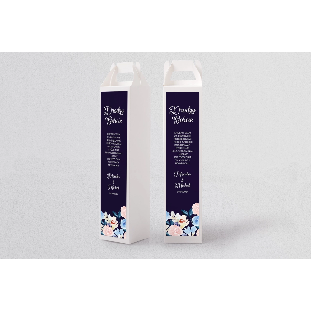 Pudełko na alkohol Wildflowers Motyw 2