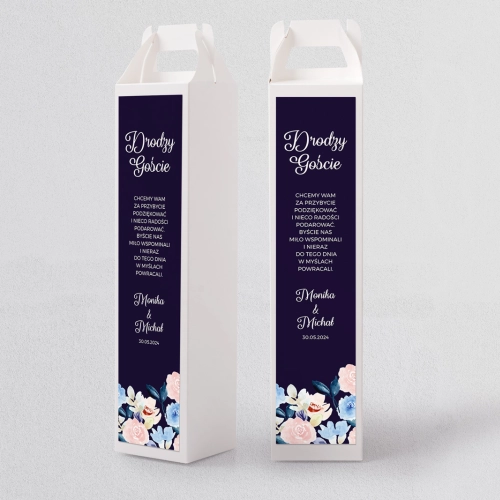 Pudełko na alkohol Wildflowers Motyw 2