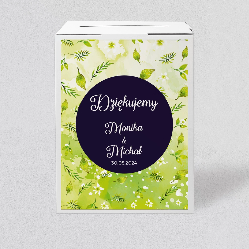 Pudełko na koperty i pieniądze Wildflowers Motyw 3