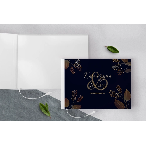 Księga Gości Weselnych Goldish Motyw 1