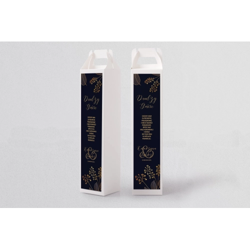 Pudełko na alkohol Goldish Motyw 1