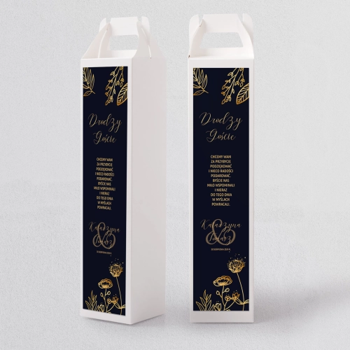 Pudełko na alkohol Goldish Motyw 2