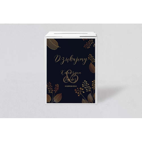 Pudełko na koperty i pieniądze Goldish Motyw 1