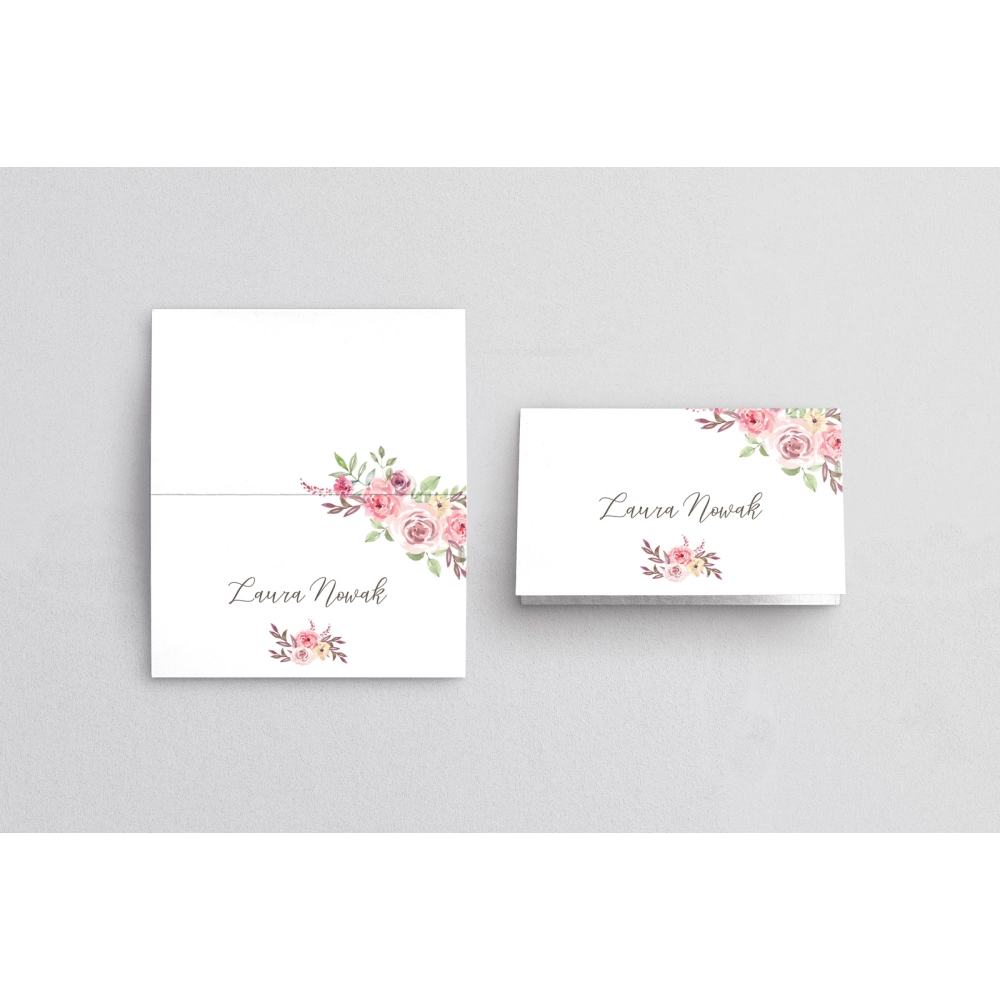 Winietki ślubne składane PasteLove - Motyw 2